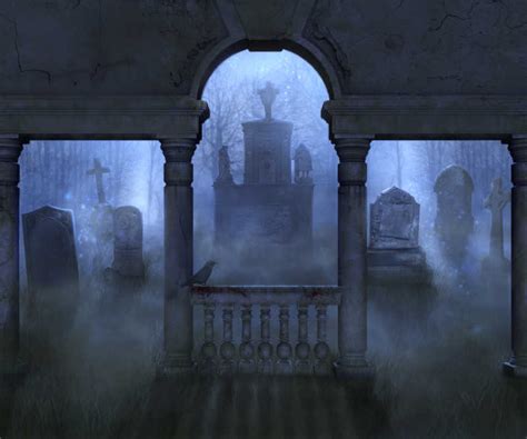 陰暗墓地